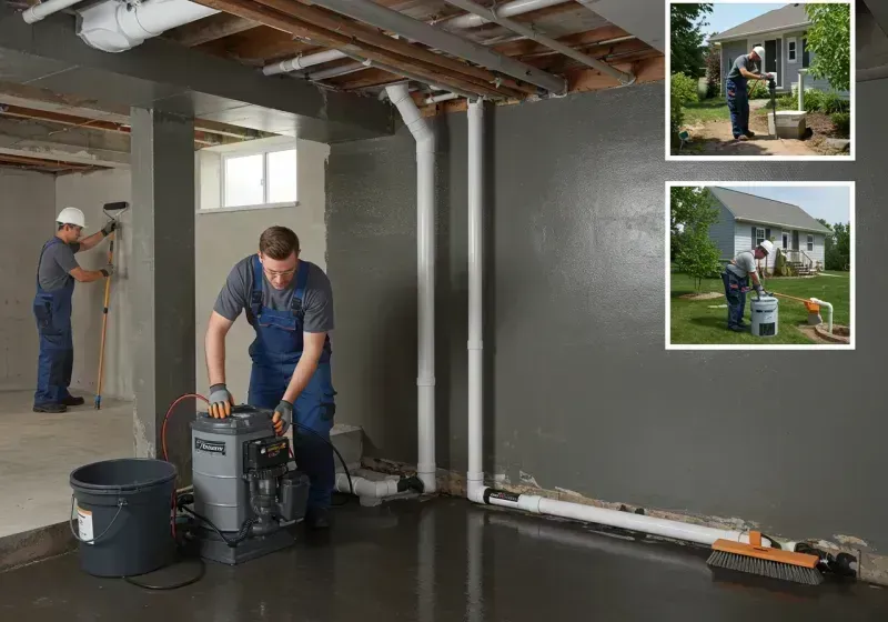 Basement Waterproofing and Flood Prevention process in Basile, LA